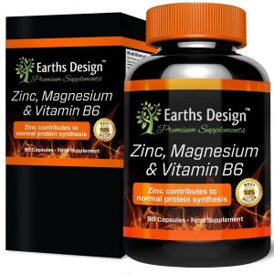 Suplemento deportivo de Zinc y Magnesio con Vitamina B6